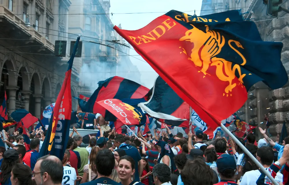 Tifosi del Genoa prima della partita
