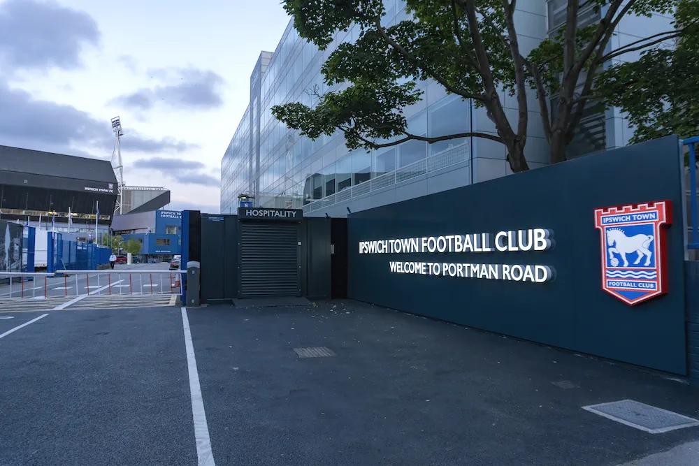 Ingresso di Portman Road - stadio di casa dell'Ipswich Town