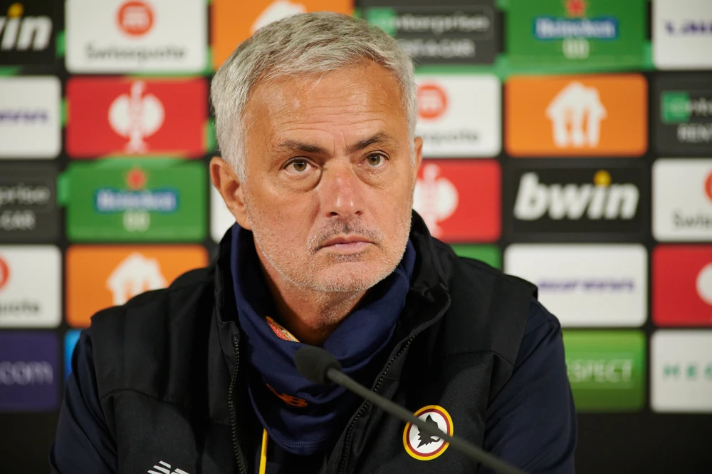 José Mourinho durante il suo periodo alla Roma