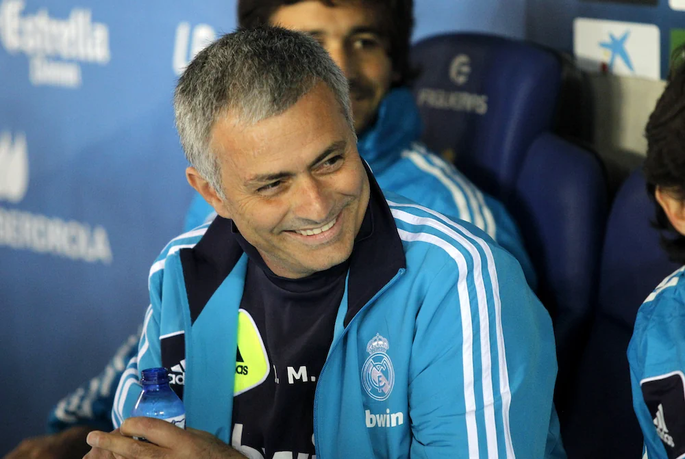 José Mourinho mentre allenava il Real Madrid
