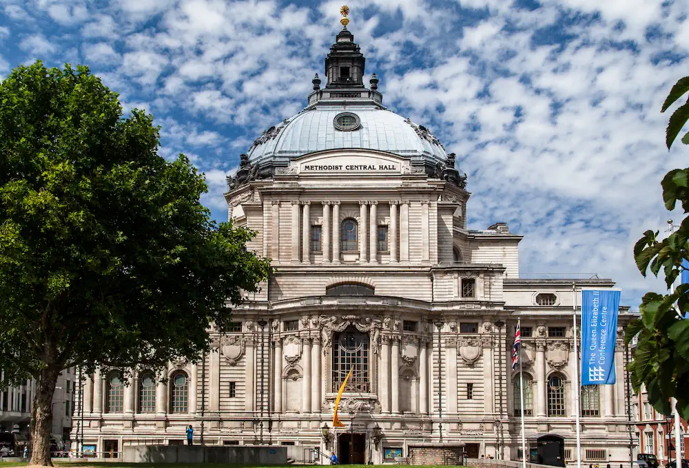 Methodist Central Hall a Westminster, Londra