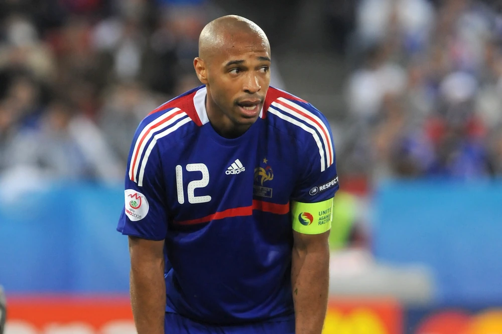 Thierry Henry - qui mentre gioca per la nazionale francese