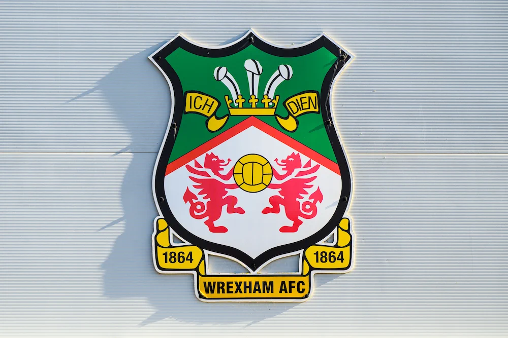 Stemma del Wrexham su un muro