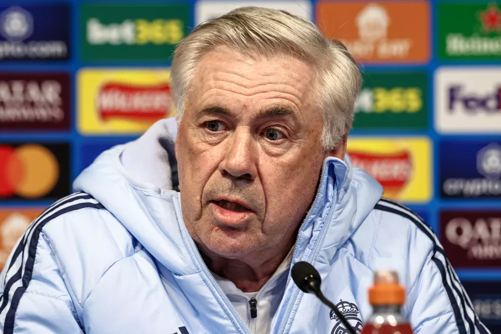 Carlo Ancelotti - qui in conferenza stampa
